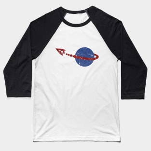 Space Travel Logo Baseball T-Shirt